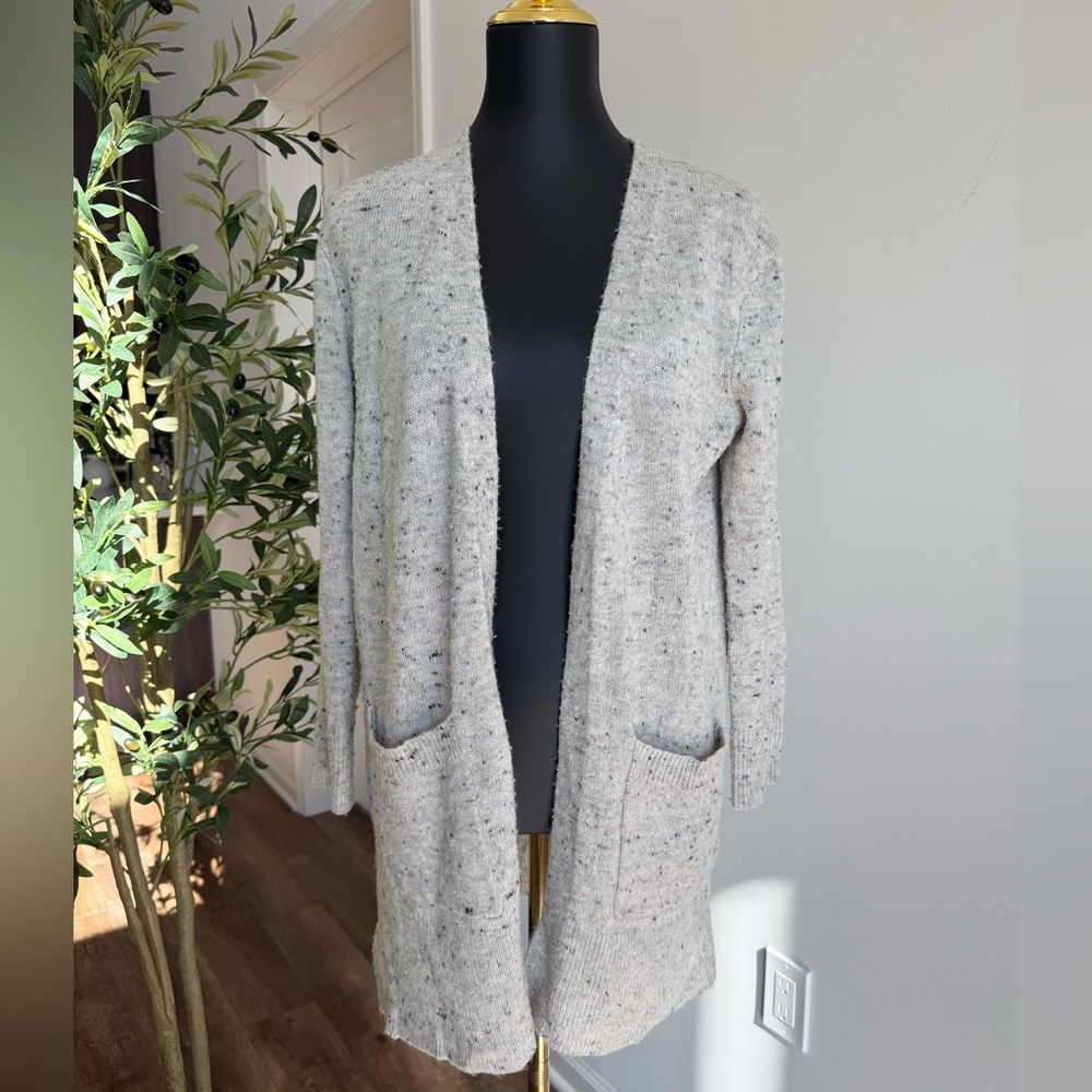Madewell Women’s XS Gray‎ Donegal Kent Cardigan Sweater Coziest Yarn Wool Blend